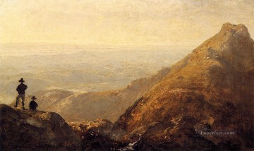  BOSQUE Arte - Un boceto del paisaje de la montaña Mansfield Sanford Robinson Gifford